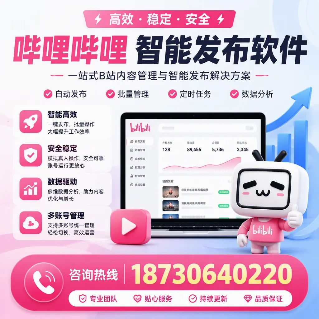 哔哩哔哩智能发布软件适用场景分析:在 咸阳 的最佳实践